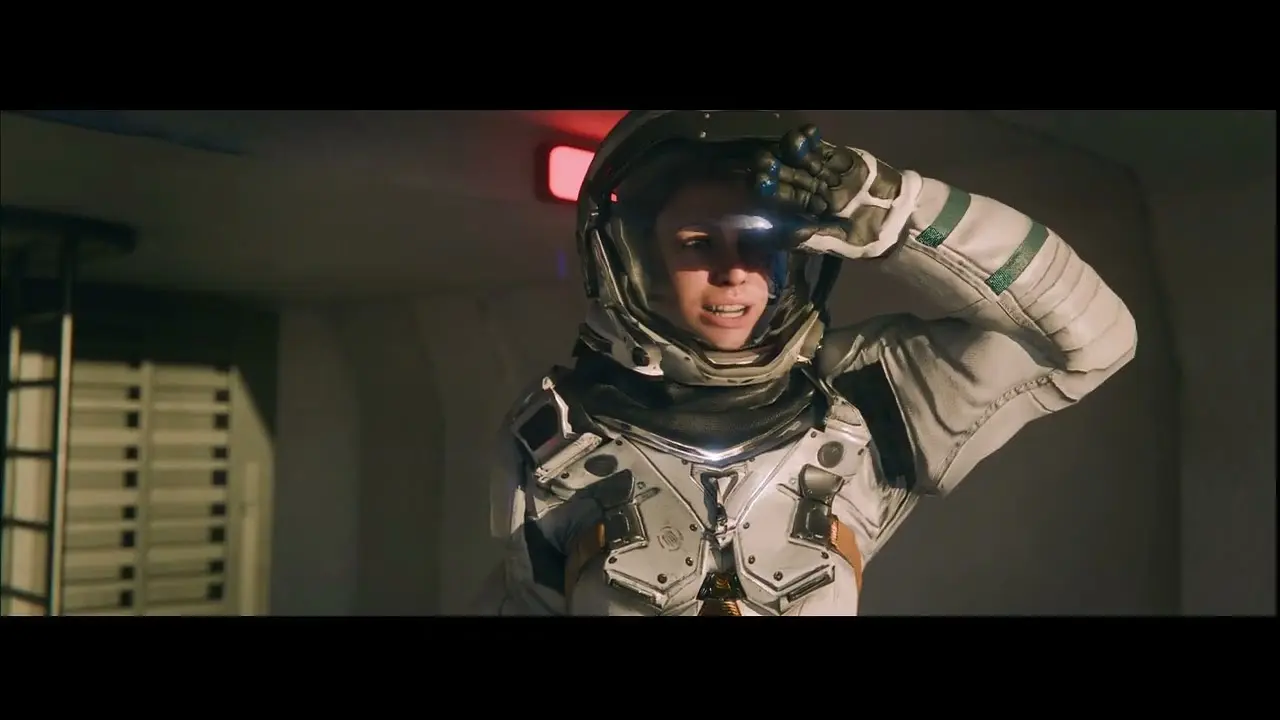 Astronaute en combinaison spatiale, image du court-métrage de science-fiction Tears of Ash.